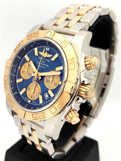 breitling chronomat two tone.